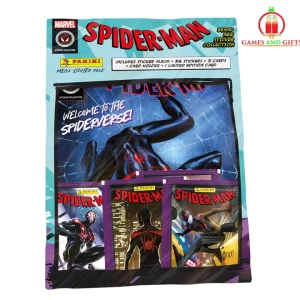 Panini SpiderMan Spider-Verse Collection Starter Pack Album 26 Stickers 5 Cards